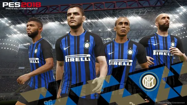 L'Inter Milan nouveau partenaire de PES 2018