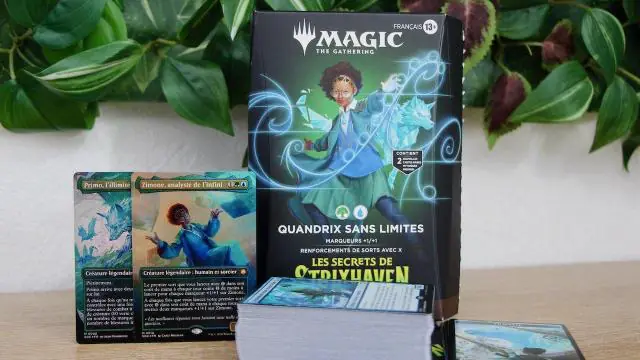 Magic The Gathering : Coup d'œil et avis sur le deck Commander Quandrix sans limites de l'extension Les Secrets de Strixhaven